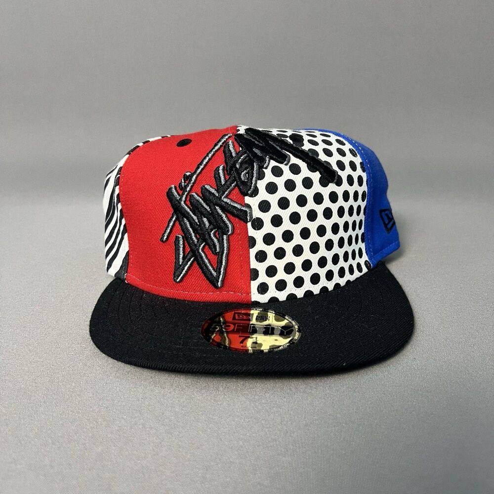 Stussy X New Era 59FIFTY Fitted Hat Cap , Brand New With Tag Size 7 1/4 (57.7cm)